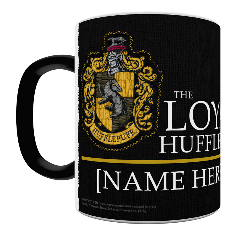 Morphing Mugs Harry Potter Hufflepuff Robe Personalized Heat Sensitive